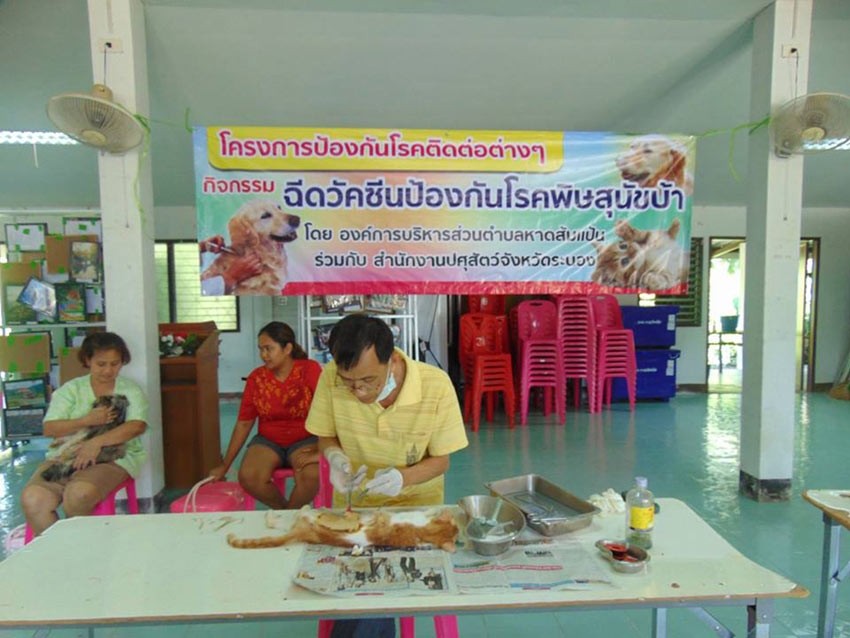 โครงการรณรงค์ฉีดวัคซีนป้องกันโรคพิษสุนัขบ้า พ.ศ. 2561